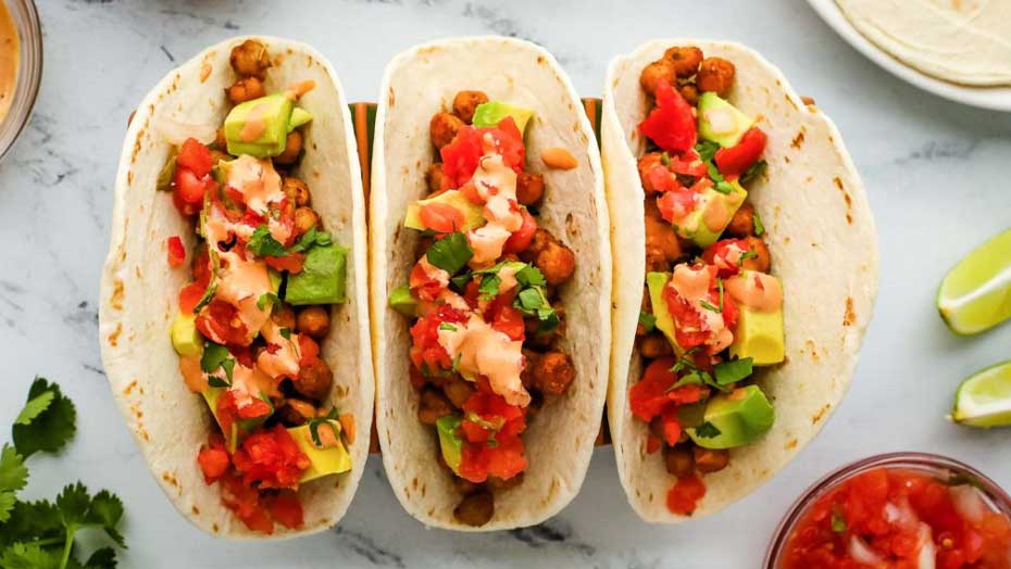 15 Minute Chickpea Tacos image