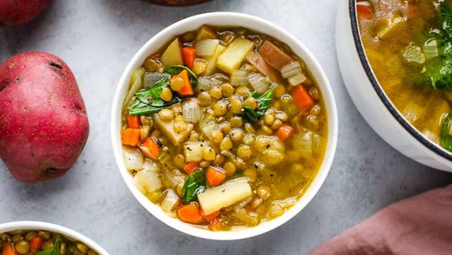 Mediterranean Lentil Soup image