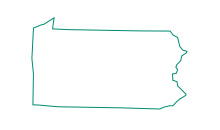 pennsylvania state map